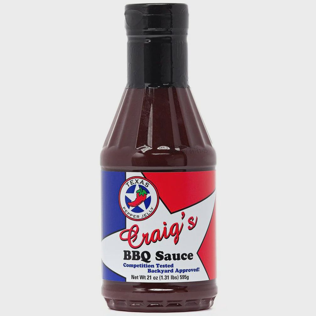 Texas Pepper Jelly Craigs BBQ Sauce