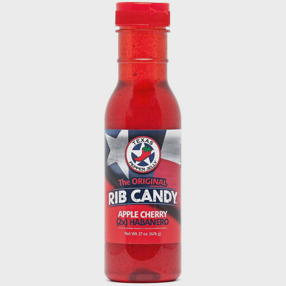 Texas Pepper Jelly Apple Cherry 2x Habanero Rib Candy