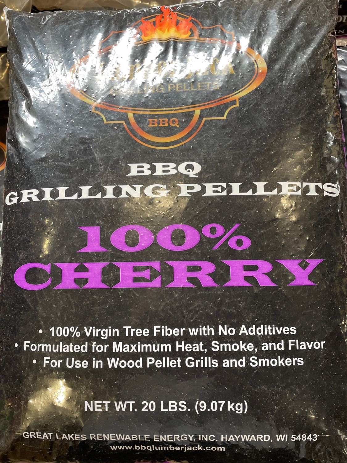 Lumberjack 100% Cherry Pellets 20lb