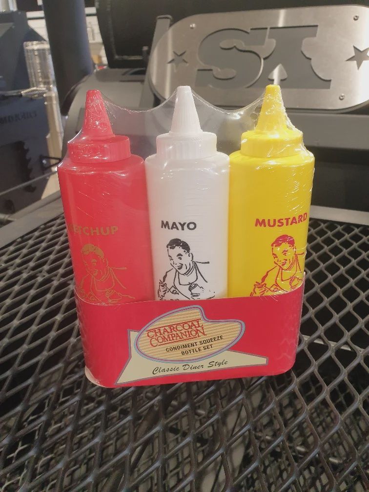CC Condiment Bottle Set - Sauce/Mayo/Mustard