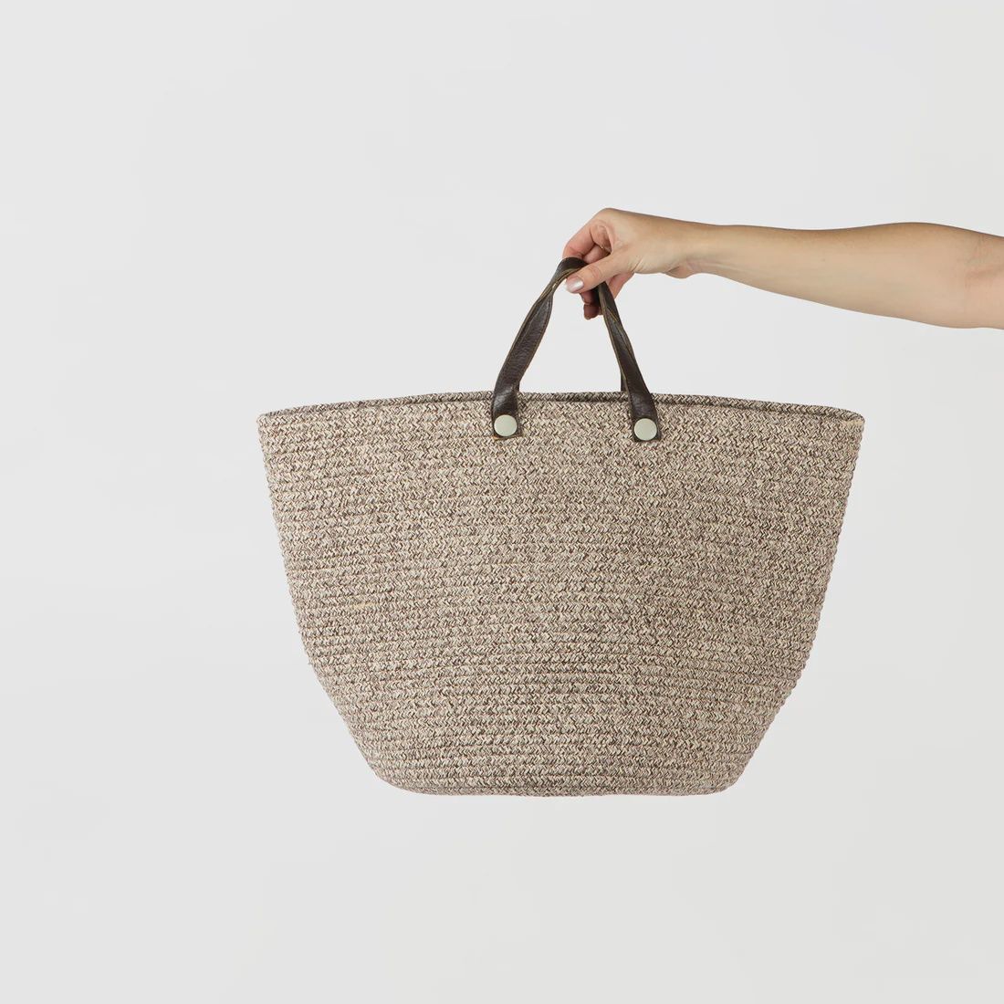 Coffee Cotton Basket/Cotton Bag size Medium