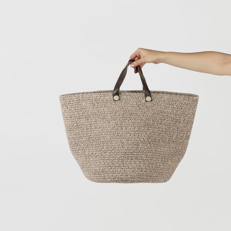 Coffee Cotton Basket/Cotton Bag size Medium