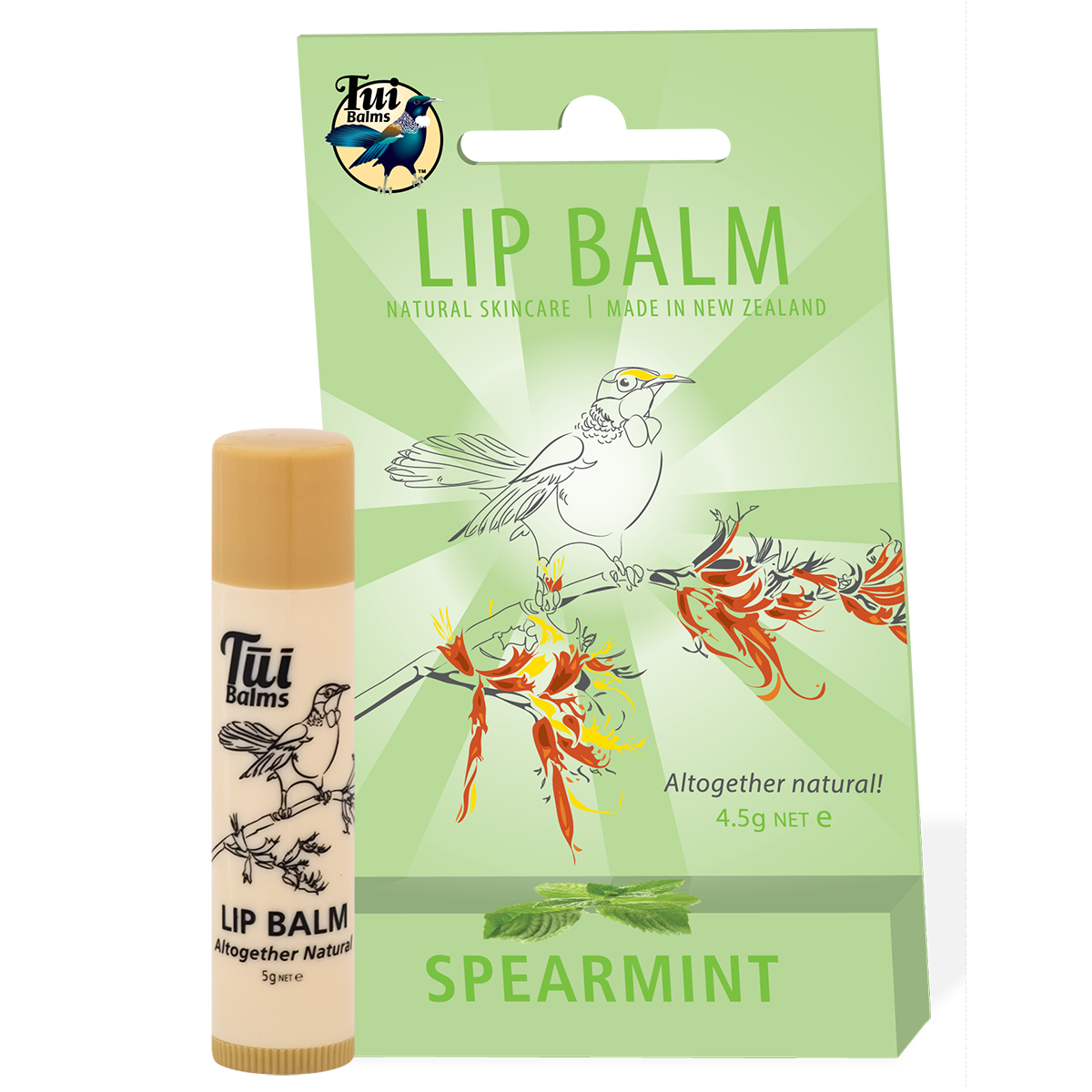 Spearmint Vera Lip Balm - 5g stick