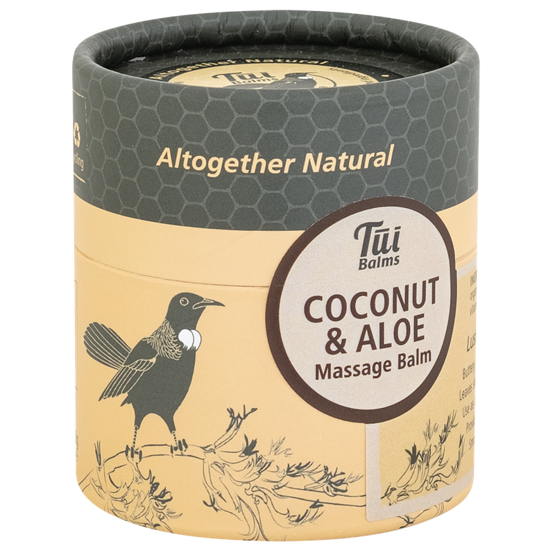 Massage and Body Butter - Coconut and Aloe Vera - 100g cardboard pot