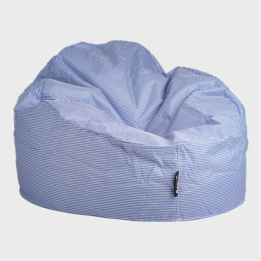 Beanz | Moon Bean | Blue &amp; White Stripes