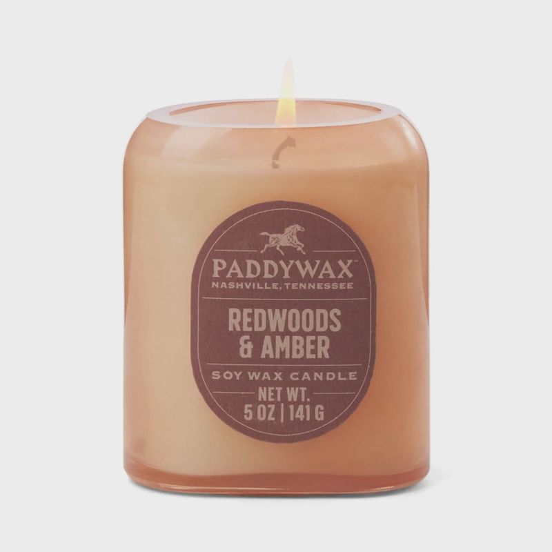 Paddywax Vista Glass Candle - Redwoods and Amber 141gm