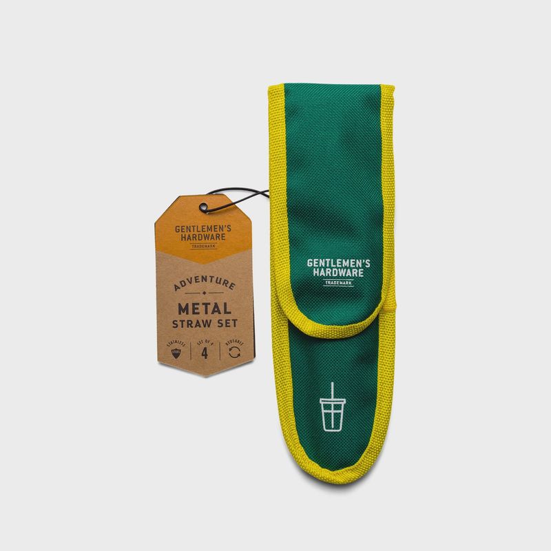 Travel Metal Straw Set