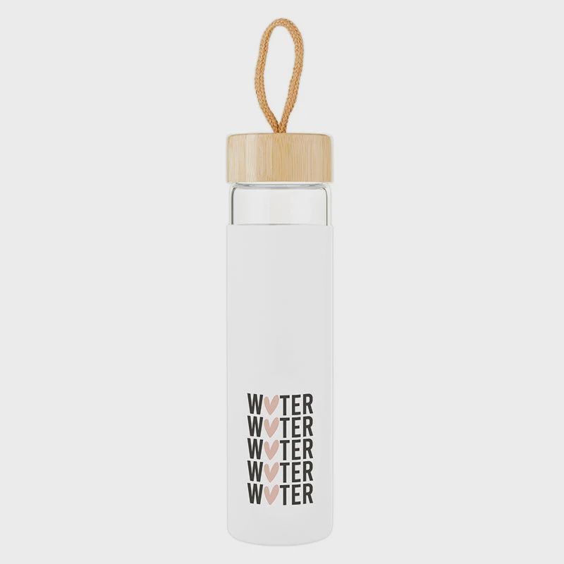Glass Water Bottle - Water