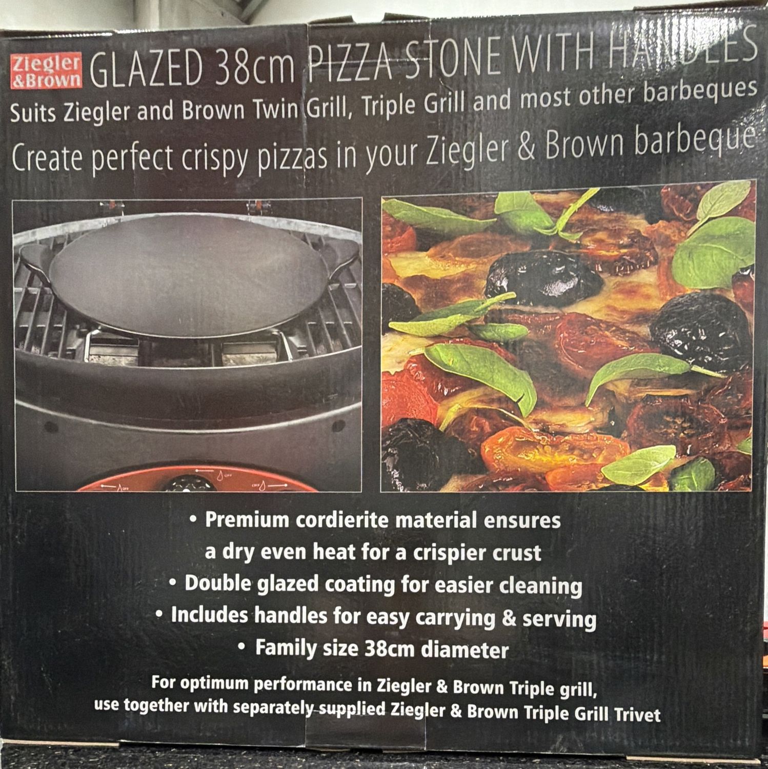 Ziggy Pizza Stone 38cm