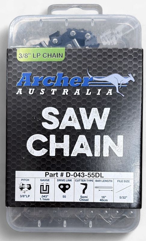 Archer Chain Loop 3/8"LP x .043" 55DL