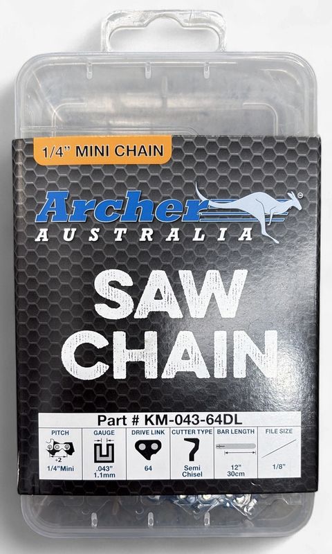 Archer Chain Loop 1/4" Mini x .043" 64DL