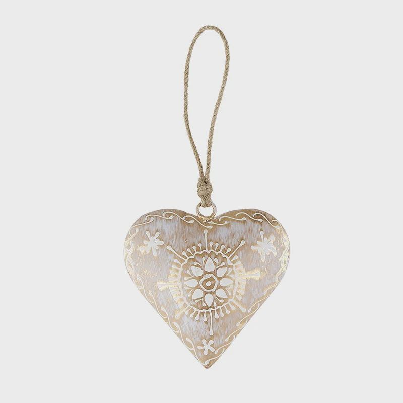 Heart Decor Gold - small