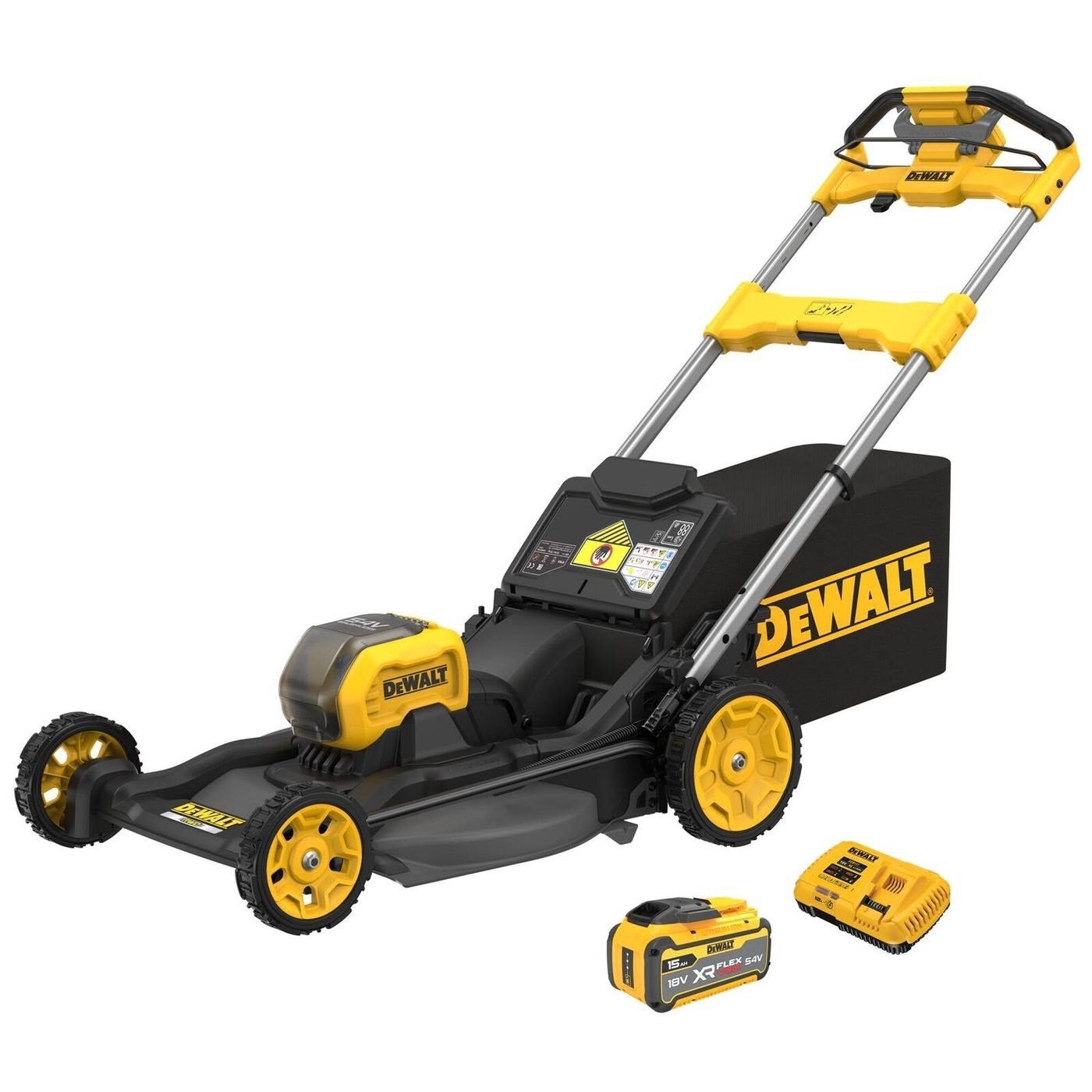 DeWalt 2x54V XR Flexvolt 21” Self-Propelled Mower (15AH Kit)