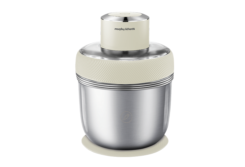 Stainless Steel Chopper - White