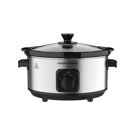 Morphy Richards 3.5L Slow Cooker - Stainless Steel