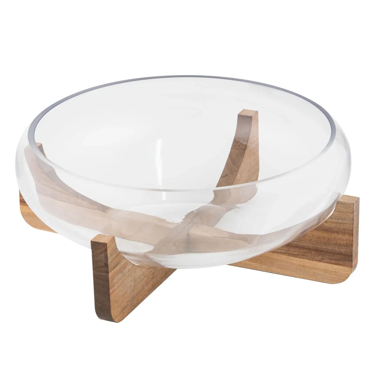 Gather Large Glass Salad Bowl