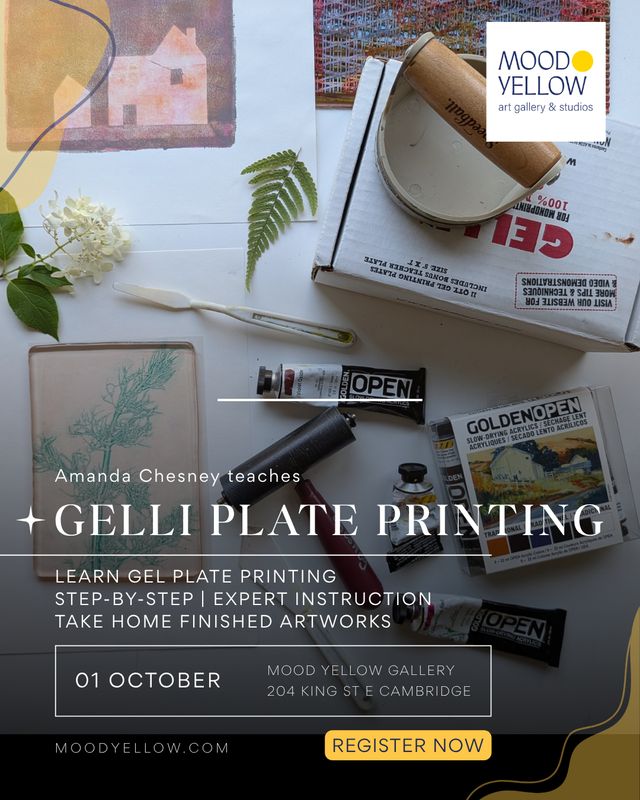 Learn Gel (Gelli) Plate Printmaking - October 1