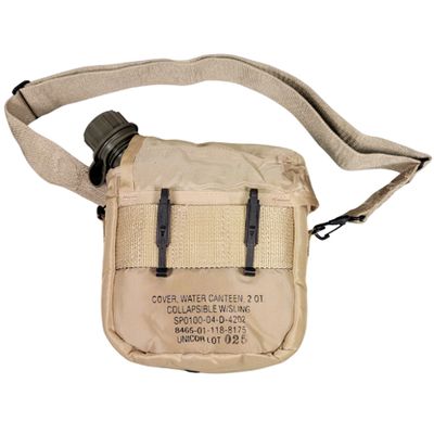 NEW 2 Qt. Canteen and Tan Cover