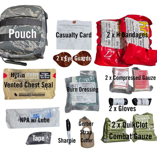 Complete Air Force JFAK (Joint First Aid Kit)