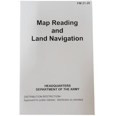 Map Reading and Land Navigation, FM 21-26, US Military Field Manual
