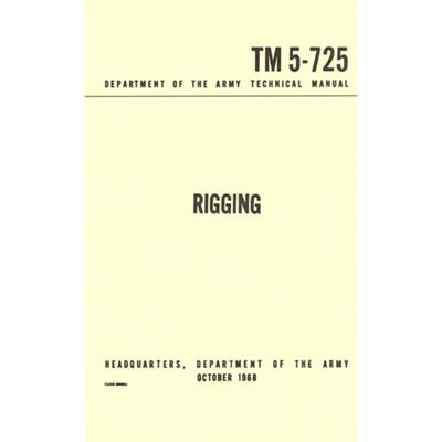 Rigging, TM 5-725, US Military Field Manual