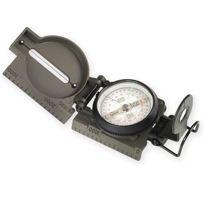 NDuR Lensatic Compass w/ Metal Case