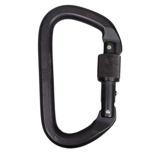 SMC Aluminum Locking D Carbiner