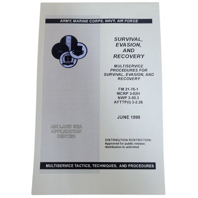 Survival, Evasion, and Recovery, FM 21-76-1, US Military Field Manual