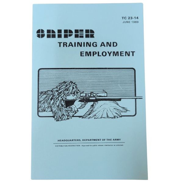 Sniper Training and Employment, TC 23-14, US Military Field Manual