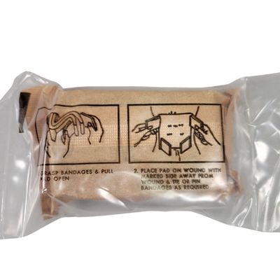 US Military 7.5" x 8" Camouflaged First Aid Dressing Bandage