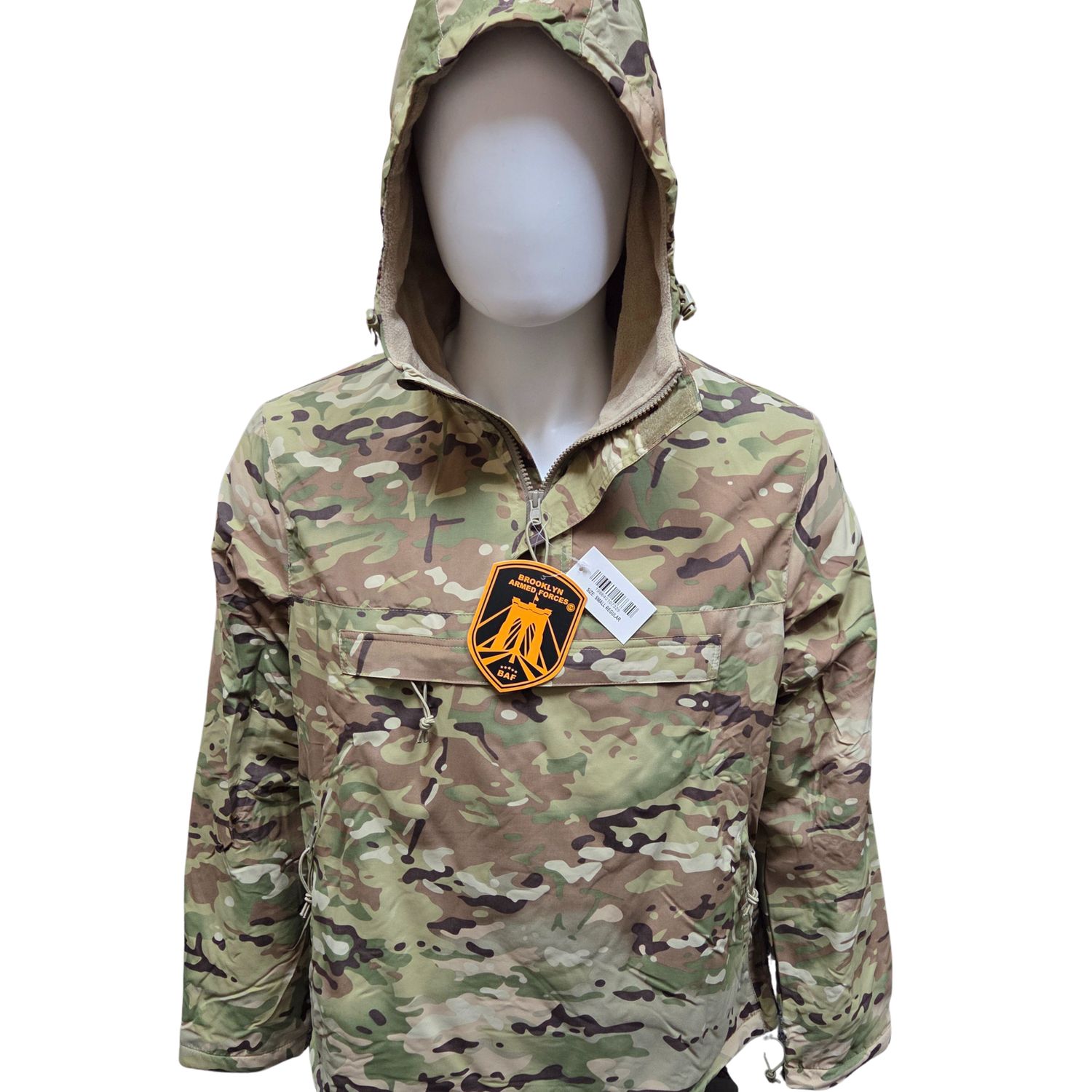 BAF Cold Weather Soft Shell Fleece Anorak Parka, OCP