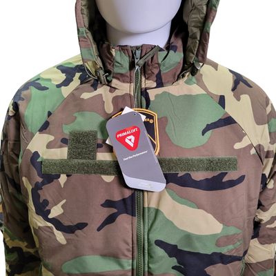 BAF Extreme Cold Weather Gen III Level 7 Primaloft Jacket, Woodland