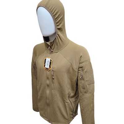 BAF Tactical Waffle Grid Fleece Hooded Jacket