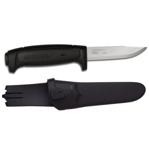 Mora 511 Basic, Carbon Steel Blade, Color: Black
