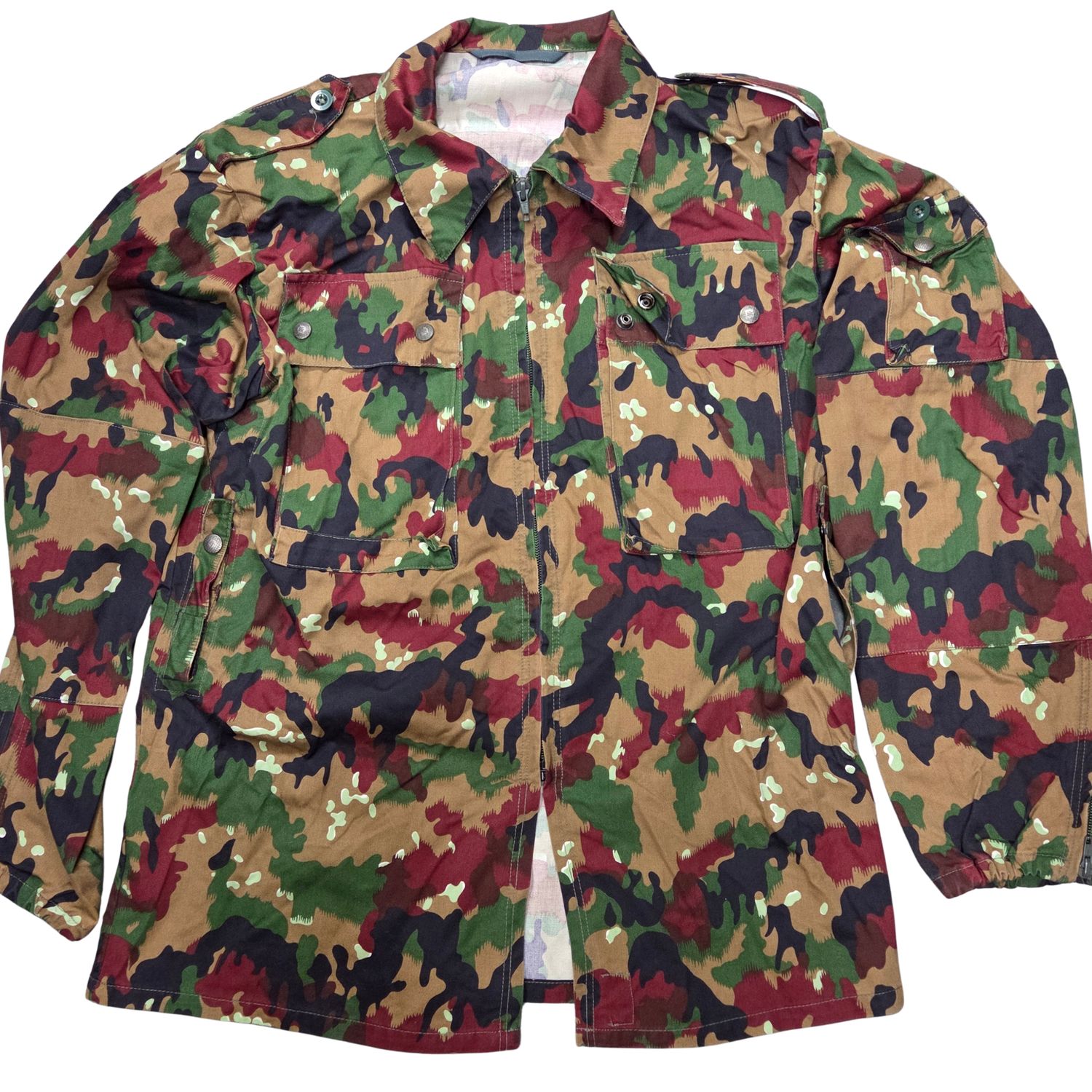 Swiss Army Alpenflage Camo Field Shirt, Size: Medium (Like New)