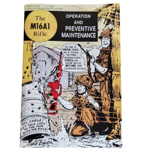 Vietnam Issue M16 Manual Comic Book