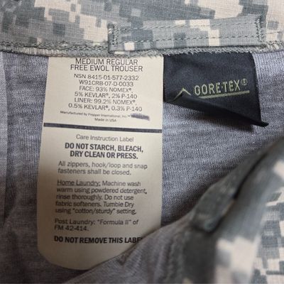 US Army FREE EWOL Gore-Tex Pants