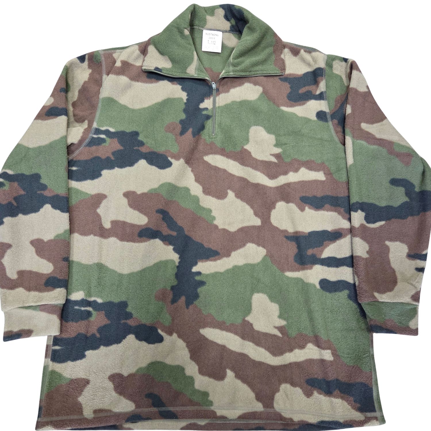 French CCE Camo Fleece 1/4 Zip Shirt