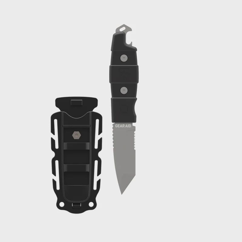 Gear Aid KOTU Tanto Knife, Color: Black