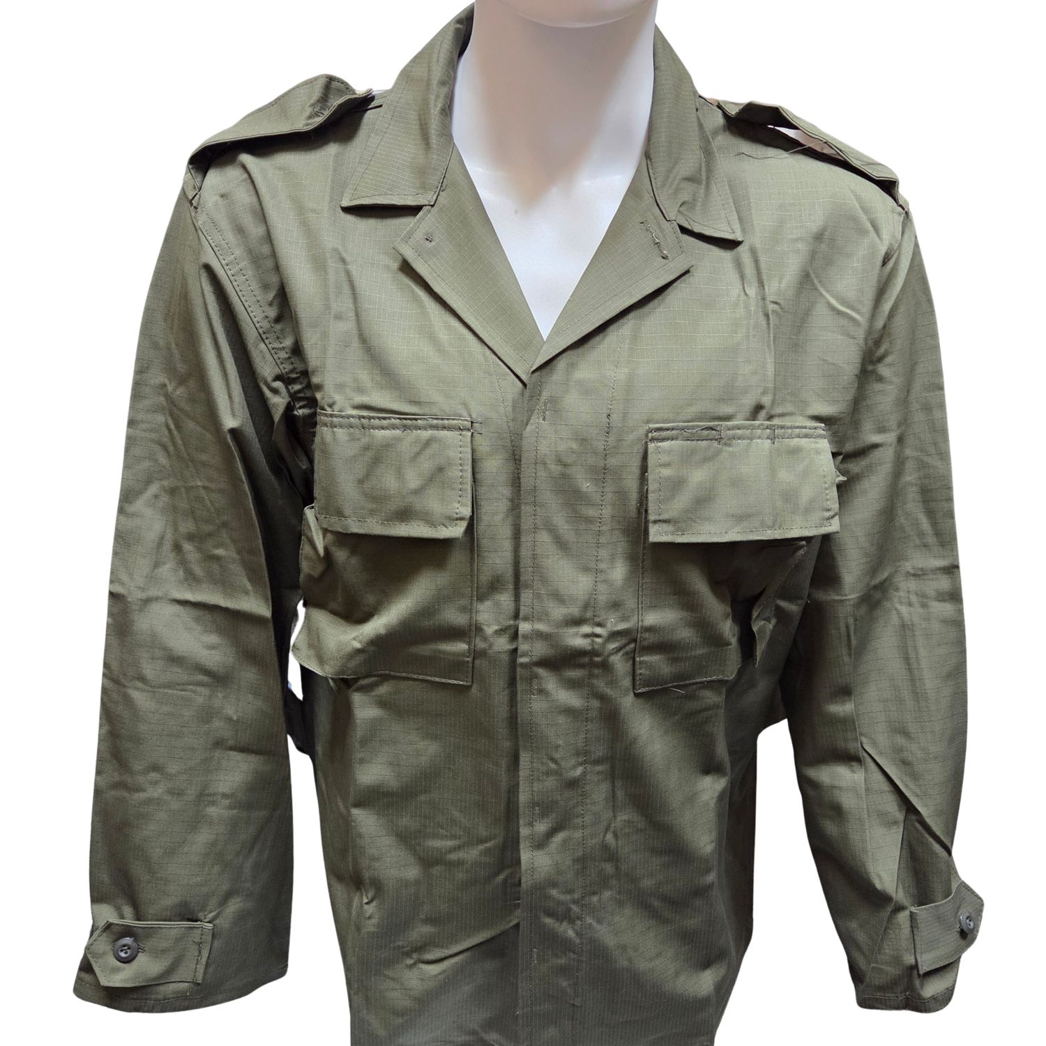 Greek Army OD Field Shirt, Material: Ripstop, Size: Medium