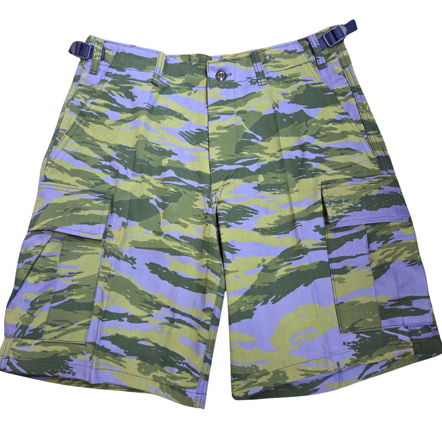 Greek Air Force BDU Shorts, Blue Lizard