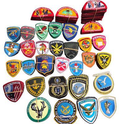 Assorted Greek Military Patches