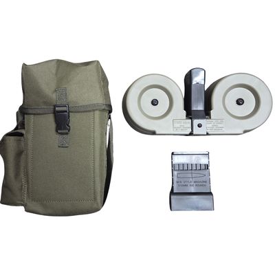 RWB 100 Round AR-15 Drum Magazine, OD Green