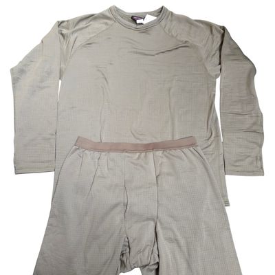 Tru-Spec Waffle Grid Fleece Base Layer Set, 499 Tan