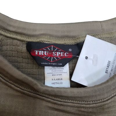 Tru-Spec Waffle Grid Fleece Base Layer Set, 499 Tan