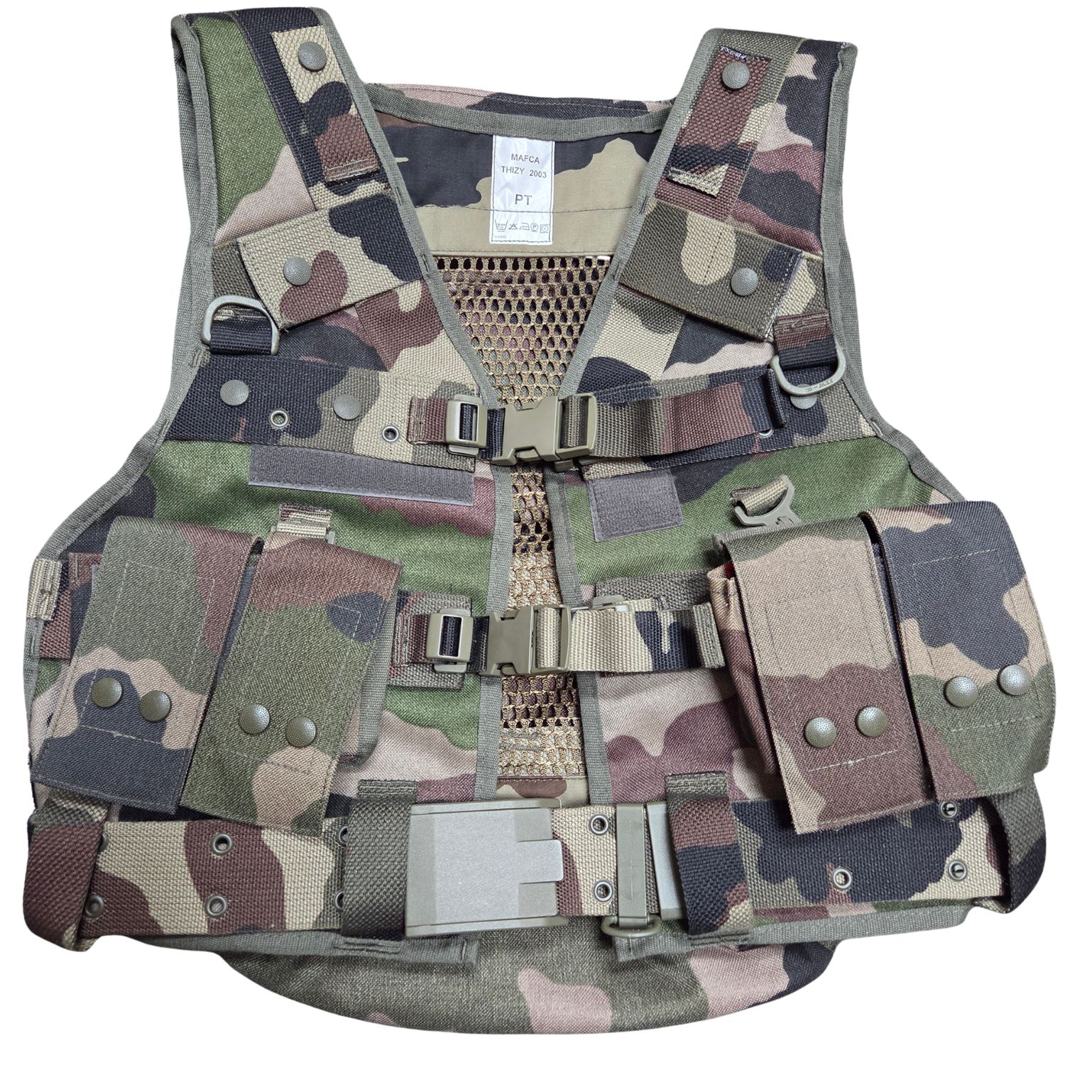 French CCE Tactical Vest w/ Pouches