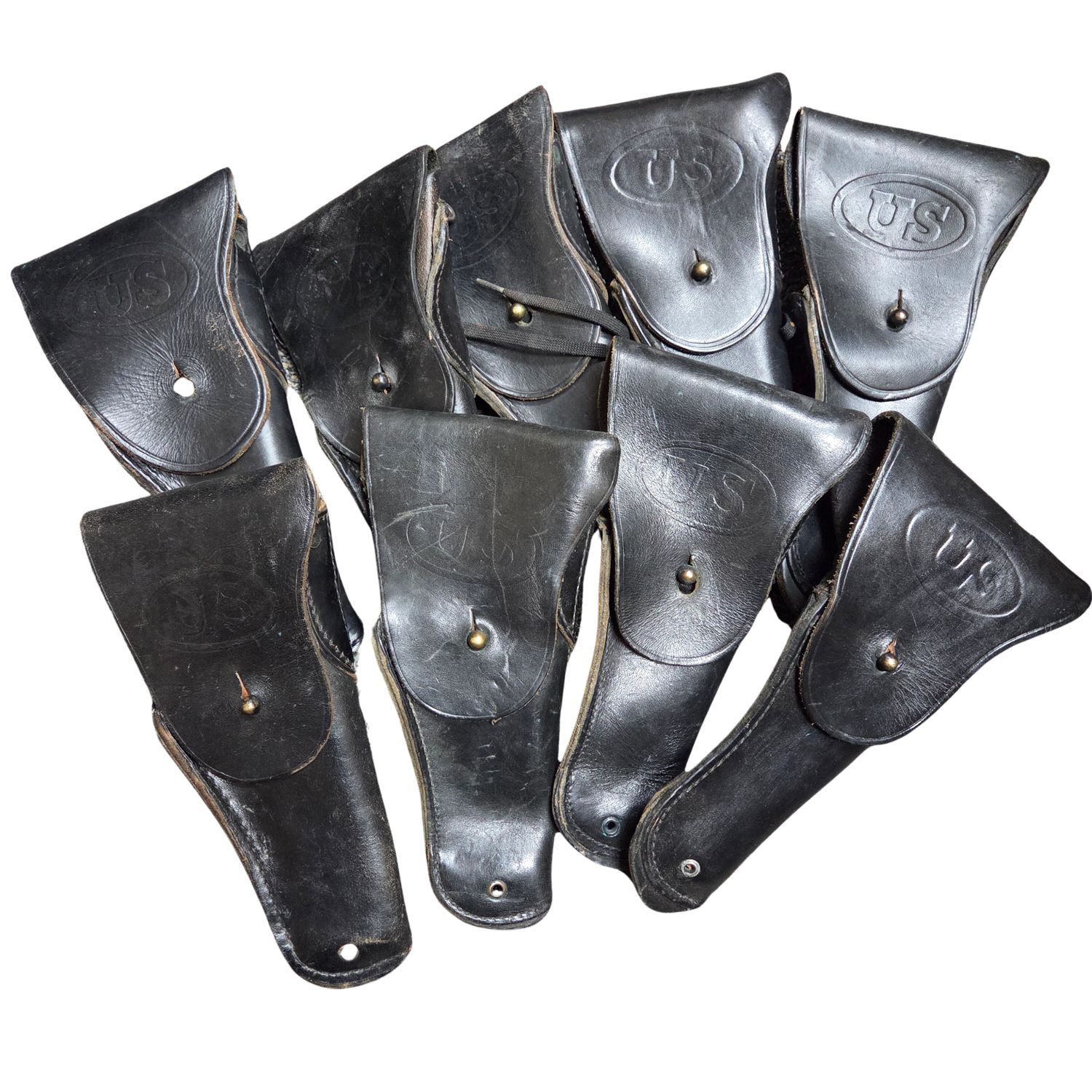 US Military Leather 1911 Holsters, Condition: Lightly Used