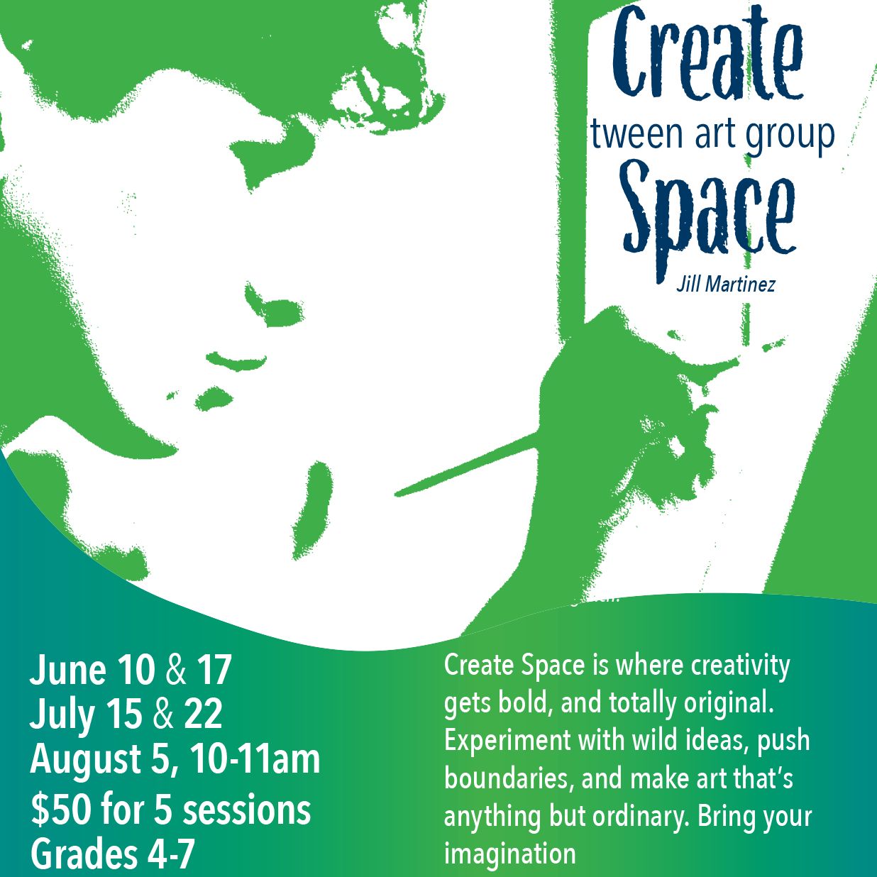 Create Space Tween Art- Summer Edition