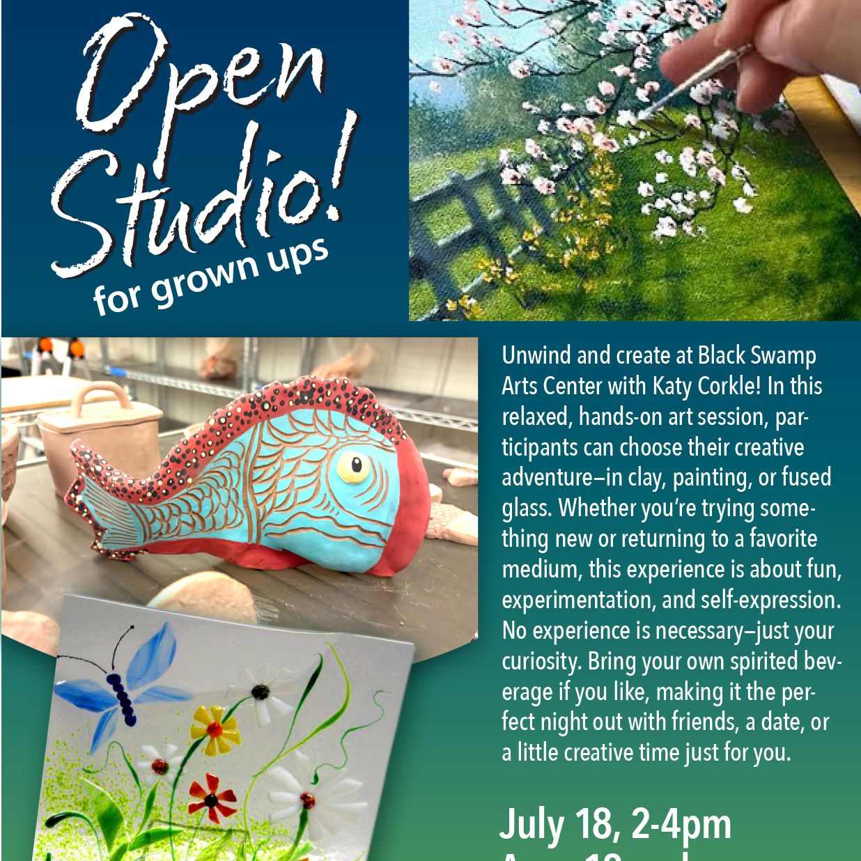 July 18-Adult Open Studio