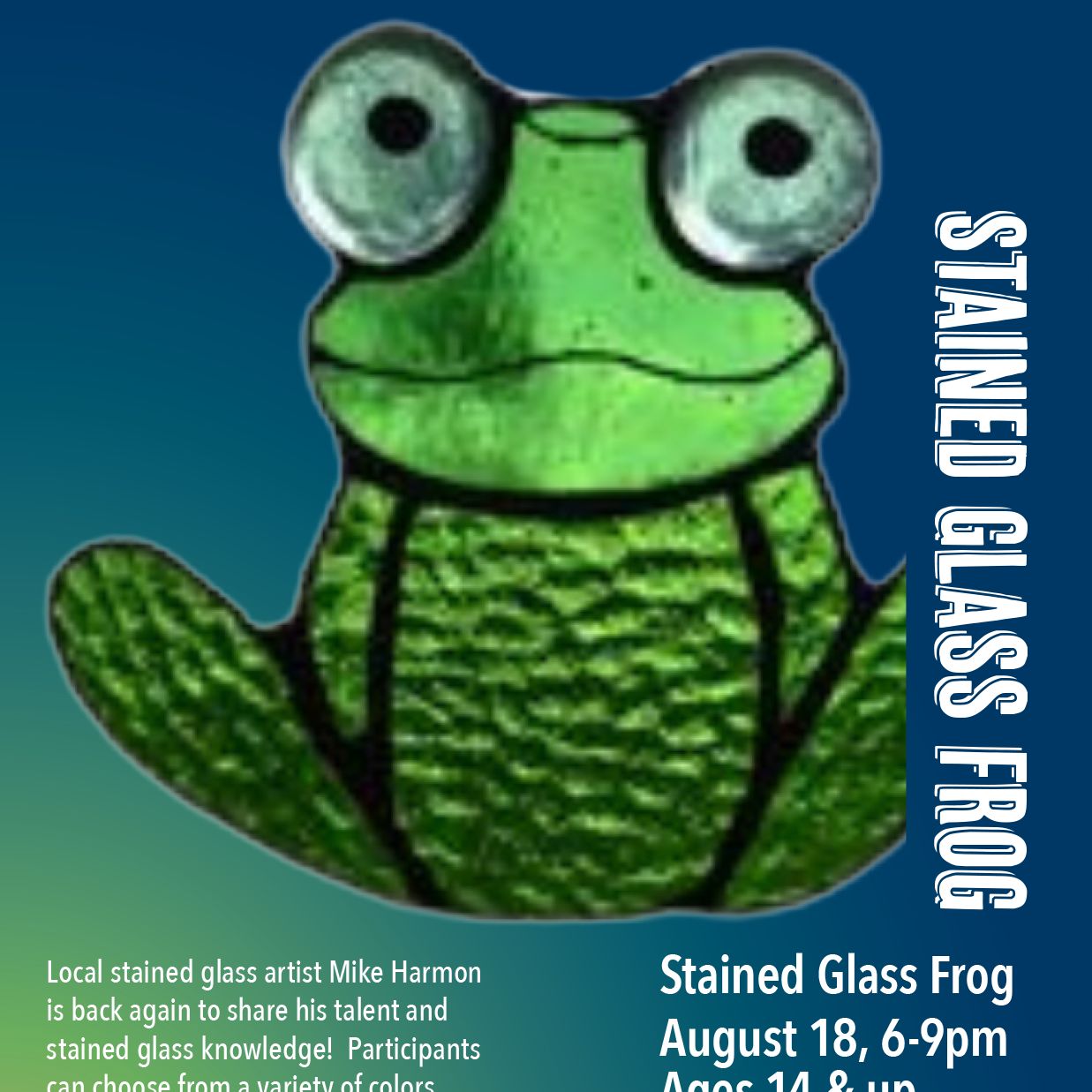 Stained Glass Frog Class